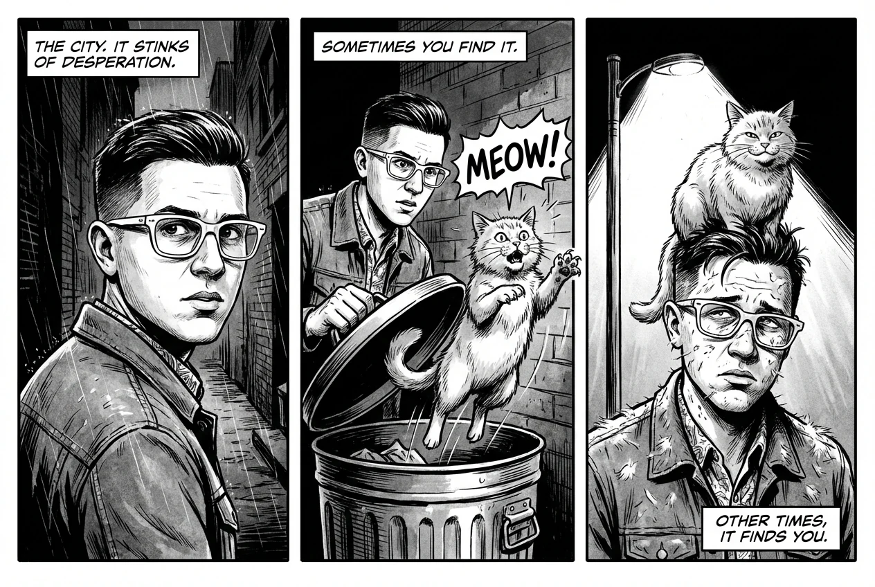 Turn a portrait into a comic — published generated result