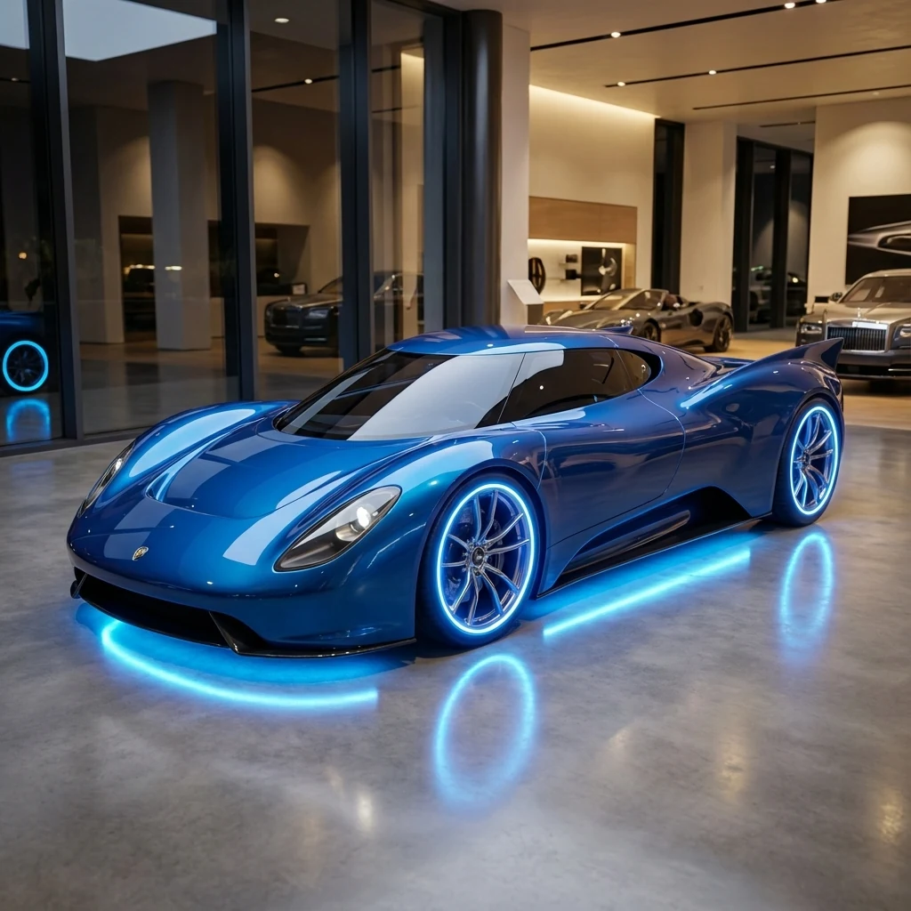 From sketch to concept car — published generated result